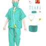 Kids surgeon role play unisex costume Image 2