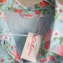 Cath Kidston summer strawberry floral print tea dress S 10 pockets Brand New Image 4