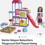 Barbie Skipper playground set Image 2
