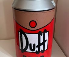 Simpsons duff beer mini fridge