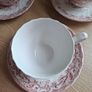 Antique Myotts Country Life Staffordshire 3 cups & Saucers Image 10