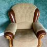 3 seater Sofa with matching armchairs Image 3