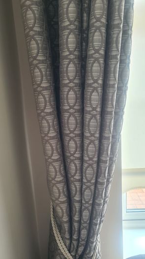 Grey curtains