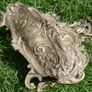 Vintage Rococo Style Brass Magazine/Letter Holder H10" x 9" Image 8