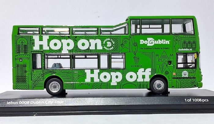 Open-Top Dublin CIty Tour Bus, Free Poat