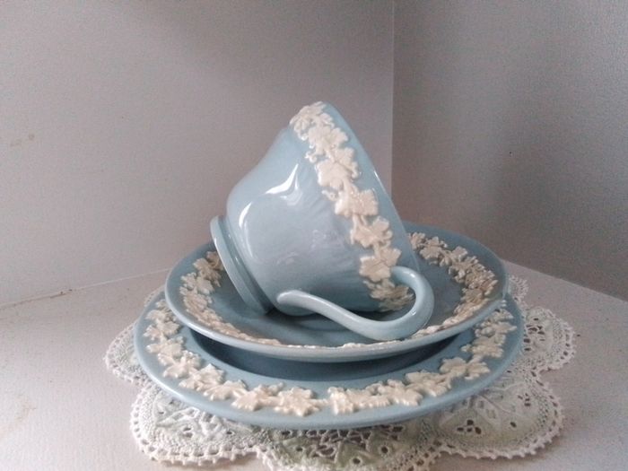 Wedgewood Queen's Ware Trio