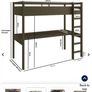 High Sleeper Bed and Desk Image 7