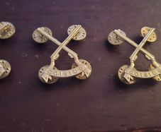 Irish Infantry collar badges