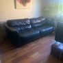 Free genuine leather sofa! L 230cm x D 96cm Image 2