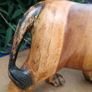A Magnificent Pair Of Nineteenth Century Hardwood Lions(3.3kgs) Image 10