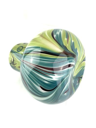 Retro German Art Glass Vase