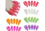 Plastic Toe Nail Soak Off Cap Clips
