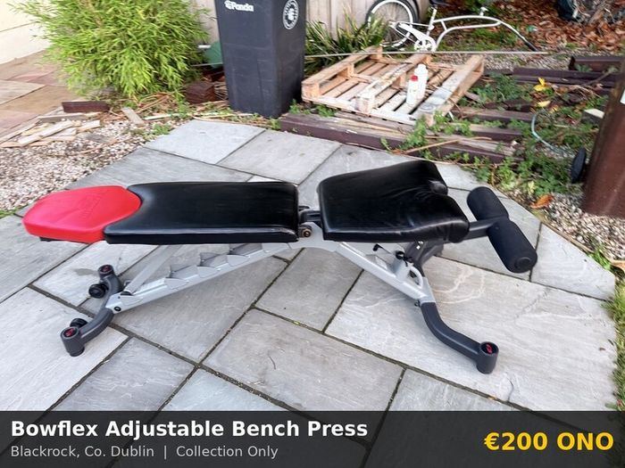 Bowflex Adjustable Weight Bench. Stowable, Heavy Duty, Great Condition