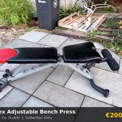 Bowflex Adjustable Weight Bench. Semi-professional stowable, Heavy Duty, Great Condition