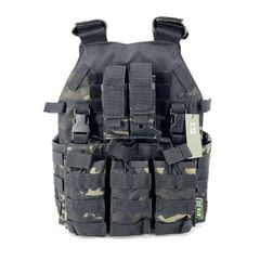 Airsoft - 6094S Tactical Vest - MC black