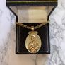 Gold Mary pendant Image 2