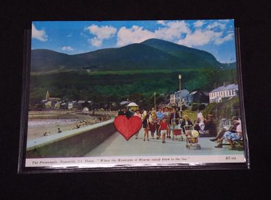 Northern Ireland Postcard : The Promenade , Newcastle , Co. Down