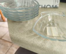 Set Of 6 Pyrex Scallop Shells , Coquille Saint-jacques