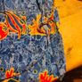 Kreisy cotton mini skirt with fish design. Crossover. Like new. Image 4