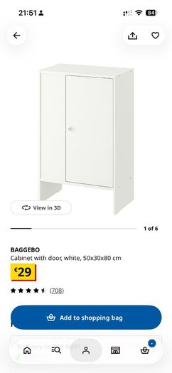 Ikea Baggebo Cabinet With Door
