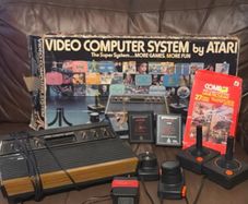 Atari 2600 Woody CX-2600 U PAL Boxed Console Bundle