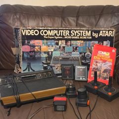 Atari 2600 Woody CX-2600 U PAL Boxed Console Bundle