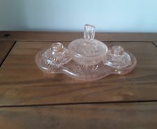 art deco vanity set