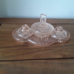 art deco vanity set