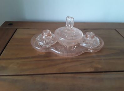 art deco vanity set