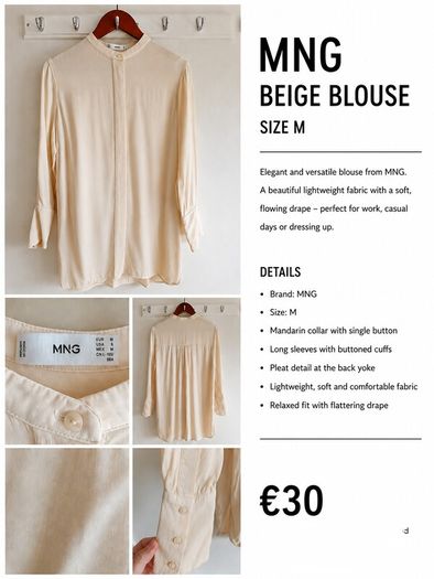 Mango Cream Shirt