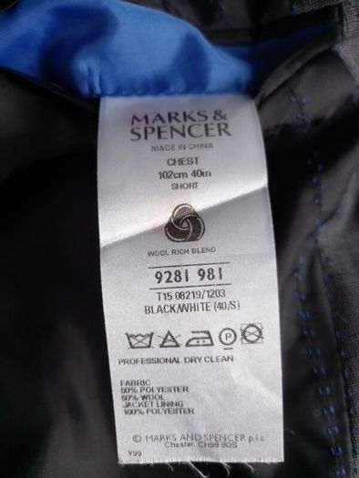 Grey suit Marks&Spencer