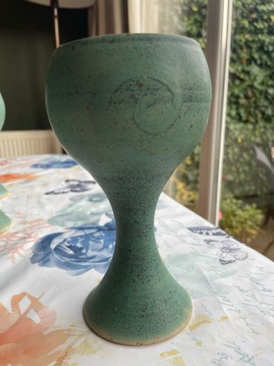 Pottery Jug & Goblets