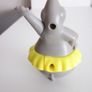 Mc Donald's Happy Meal Toys Madagascar Gloria Yellow Tutu Dancing Hippo 2012 Image 3