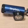SIMPLY 03 CGA-540 mini 02 oxygen tank regulator  adjustable BRAND NEW Image 2