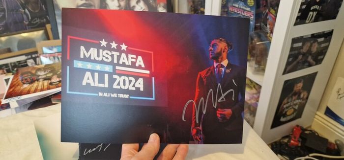 TNA Mustafa Ali Autograph - WWE