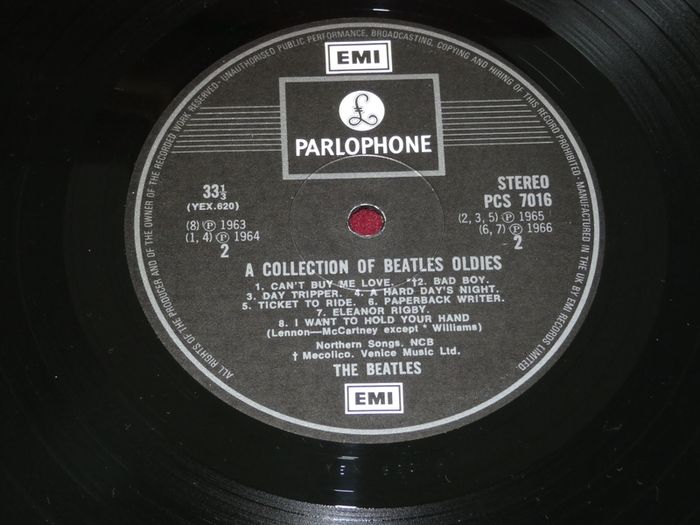 The Beatles A Collection Of Beatles Oldies UK Pressing LP