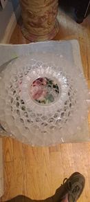 Retro Ceiling Shade Perspex Mid-century