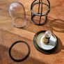 Vintage Brass 12V Automotive Dashboard / Inspection Map Light (Pre-War) Image 3