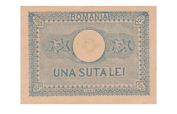 Banknotes Romania - 100 lei 1945 -  MIHAI KING