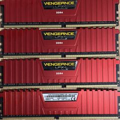 Corsair Vengeance LPX Red 16GB (4x4GB) DDR4 2666MHz Desktop RAM
