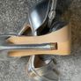 KORKYS Stunning Platform Silver Heels Size 5! Image 7