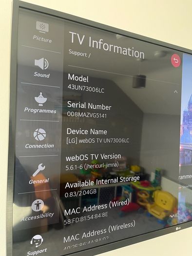 LG TV 43inch