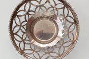 Vintage Viners silver plated Pierced pattern small bowl