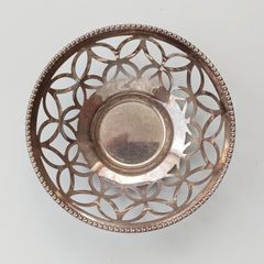Vintage Viners silver plated Pierced pattern small bowl