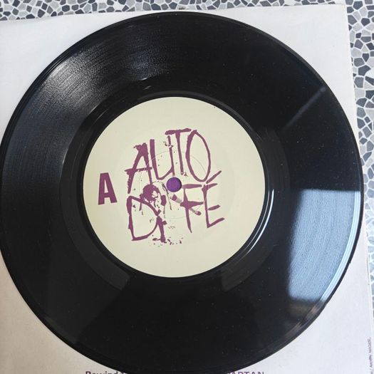 Auto Da Fe, November UK  PS 7" Irish New Wave
