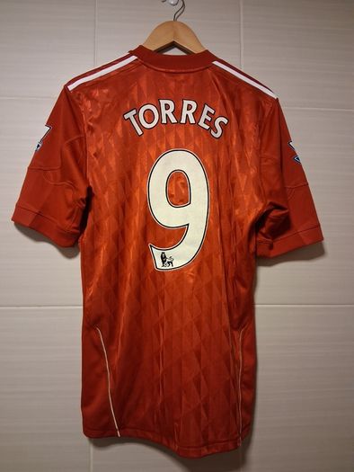 Liverpool Jersey. Official Adidas Liverpool FC Mens Home Jersey.  Season 2010-2012. Torres Name And Number.Authentic Original. Not A Modern Day Remake.