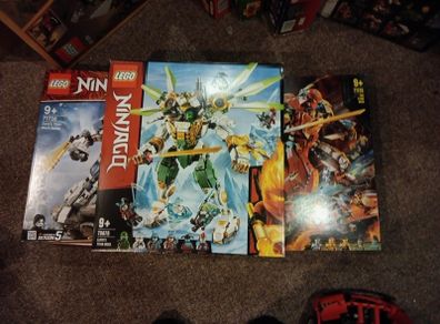 Lego Ninjago Bundle 71720 Fire Stone Mech & 71738 Zane's Titan Mech Battle