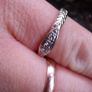8ct Gold Diamond Boat Ring Image 8