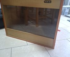 reptile tank and cabinet