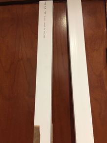 Plastic channels for wires, cables etc. 200 cm x 4 cm x 2.5 cm